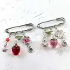Xiaoxiangfeng brooch Flat zinc alloy jewelry and clothing oil Drip brooch, fashionable and versatile women's oil drip brooch 2 details Picture